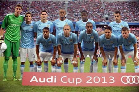 Man City trước trận chung kết Audi Cup 2013 với Bayern Munich