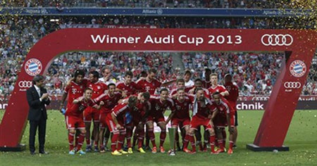 Bayern Munich đã đăng quang tại Audi Cup 2013
