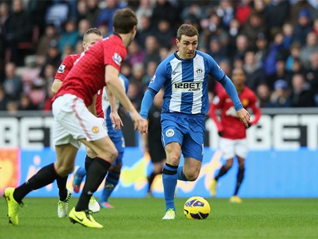 Man Utd - Wigan: Tìm lại niềm tin - 1 Wigan đã bị bào mòn lực lượng khá lớn sau khi bị xuống hạng