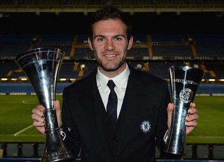 Juan Mata: Từ “linh hồn” thành người thừa ở Chelsea - 2 Mata là Cầu thủ xuất sắc nhất Chelsea 2 mùa giải vừa qua