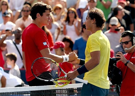 Nadal vô địch Rogers Cup 2013 - 3 Raonic hoàn toàn lép vế trước Nadal