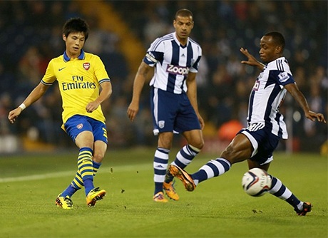 Arsenal tung ra đội hình dự bị khi làm khách trên sân của West Brom