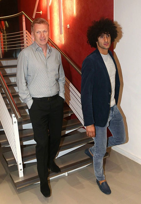 Fellaini mang áo số 31 tại Man Utd - 2 Tiền vệ người Bỉ đã tái hợp cùng Moyes sau khi đã làm học trò của ông tại Everton