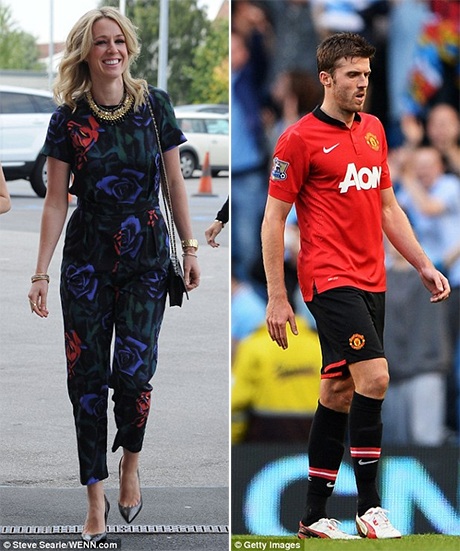 Anna, vợ của thủ quân Vidic cũng đã có mặt