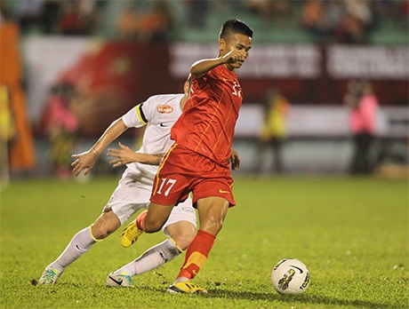 U23 Việt Nam chật vật hạ gục U23 Santos - 1 U23 Việt Nam khởi đầu khá uể oải, ảnh: Sơn Dũng