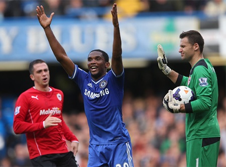 Schalke 04 - Chelsea: Giá trị của 3 điểm - 3 Eto'o có thể sẽ tiếp tục được Mourinho trọng dụng thay vì Torres