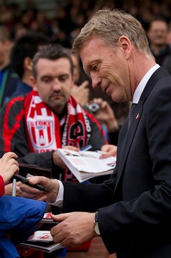 Moyes đã bớt phần nào bị áp lực sau trận thắng trước Real Sociedad vào giữa tuần