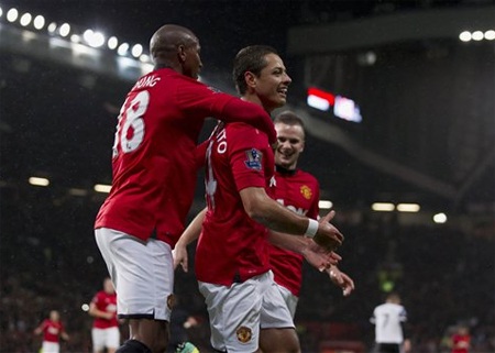 Tiền đạo người Mexico cũng là người ghi bàn giúp MU vượt qua Liverpool ở vòng 3