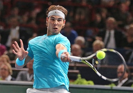 Nadal khởi đầu thuận lợi trong cuộc chiến giữ vị trí số 1 - 1 Nadal đã có trận ra quân thi đấu ổn định
