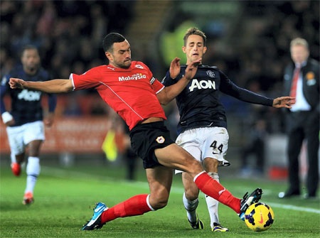 Januzaj được thi đấu chính ở trận này nhưng anh chơi không ấn tượng