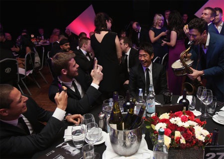 Bữa tiệc diễn ra khá vui vẻ