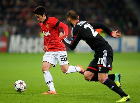 Kagawa cũng đã chơi tốt khi được trả về vị trí số 10 sở trường