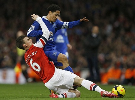 Arsenal chia điểm với Everton ở Emirates - 1 Arsenal đã phải chia điểm với Everton trong lần gặp thứ 3 liên tiếp gần đây