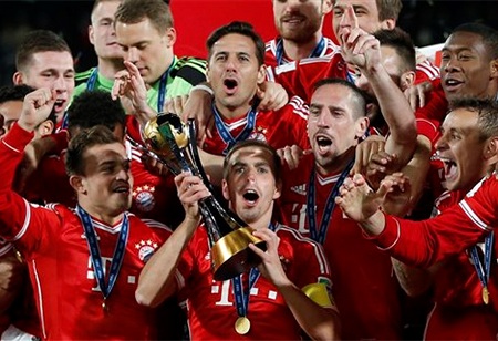 Bayern Munich có 5 cúp vô địch trong năm 2013