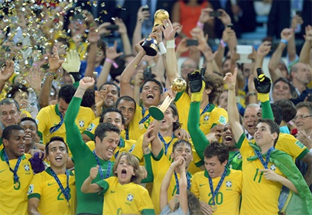 Brazil vô địch Confeds Cup 2013