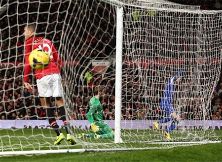 Phút 86, Oviedo băng lên bên phải và sút tung lưới đội chủ nhà mở tỉ số