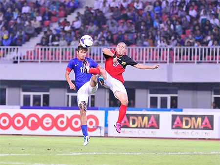 U23 Malaysia nhọc nhằn vượt qua U23 Brunei - 2 U23 Brunei đã chơi rất quyết tâm và không mắc nghiêm trọng