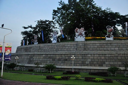 Những hình ảnh quảng bá cho SEA Games 27 được nước chủ nhà triển khai rất đầy đủ