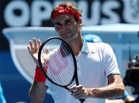 Federer đã có trận ra quân chơi khá ổn
