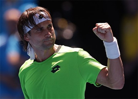 Djokovic thắng trận thứ 27 liên tiếp - 1 Ferrer bất ngờ thăng hoa dưới cái nóng 42 độ ở Rod Laver Arena