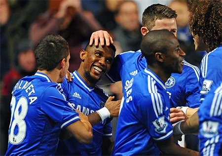 Eto'o giúp Chelsea thảnh thơi bước vào giờ nghỉ