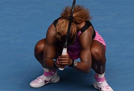 Serena William thua sốc trước Ivanovic - 3 Sự thất vọng Serena trên sân đấu