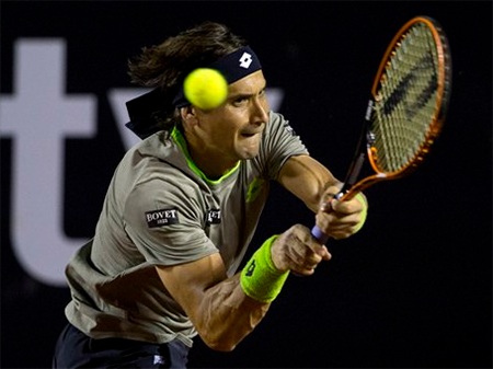 Nadal, Ferrer góp mặt ở bán kết - 2 Ferrer vừa trải qua một trận đấu vô cùng nhọc nhằn