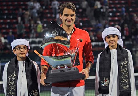 Roger Federer lần thứ 6 vô địch Dubai Duty Free - 1 Chiến thắng thứ 6 của Federer tại Dubai