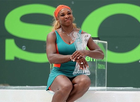 Serena Williams lập kỉ lục về số lần vô địch Sony Open - 1 Chức vô địch thứ 7 của Serena ở Miami