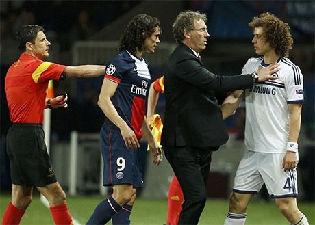 Ibrahimovic đã rời sân khi trận đấu chưa kết thúc