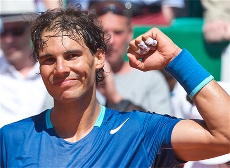 Nadal cán mốc 300 trận thắng trên sân đất nện - 1 Chiến thắng thứ 2 liên tiếp của Nadal tại Monte Carlo