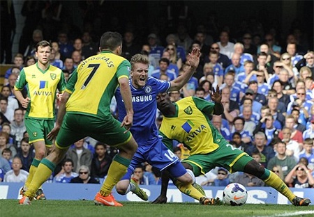 Chelsea sau trận hòa ở sân nhà: Đầy nỗi buồn và nước mắt - 1 Chelsea đã thi đấu đầy bạc nhược trước Norwich