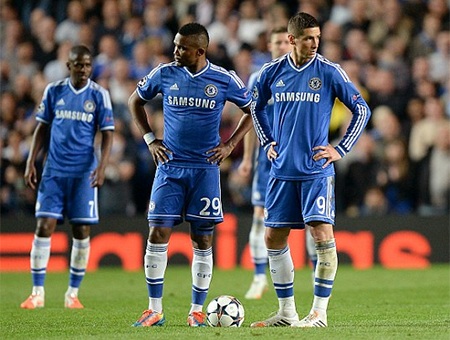 Chelsea đau đớn nhìn Atletico vào chung kết - 1 Nỗi buồn của các cầu thủ Chelsea