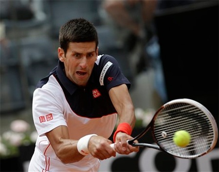 Djokovic khởi động chậm tại Rome - 1 Djokovic khởi đầu nan tại Rome