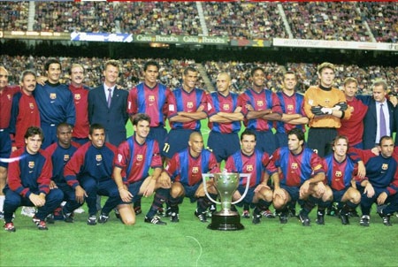 Mùa giải đầu tiên dưới sự chỉ đạo của Van Gaal, Barcelona đã vô địch La Liga