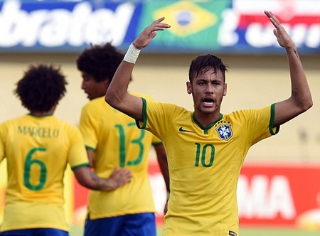 Neymar thi đấu ấn tượng trong trận giao hữu đầu tiên của tuyển Brazil