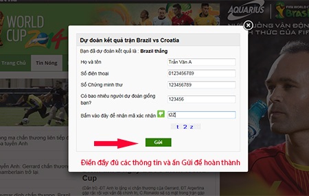 Dự đoán World Cup 2014 cùng Dân trí, nhận giải thưởng giá trị - 8 Dantri.com.vn