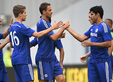Fabregas, Costa thăng hoa trong chiến thắng của Chelsea - 1 Chiến thắng của Chelsea lại có dấu ấn của Fabregas và Costa