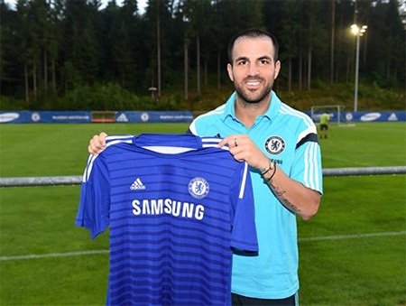 Fabregas cũng đã tới Áo để hội quân cùng với đội