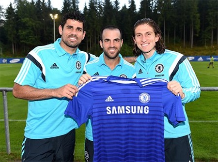 Ba tân binh của Chelsea ở mùa Hè năm nay, Costa, Fabregas và Luis