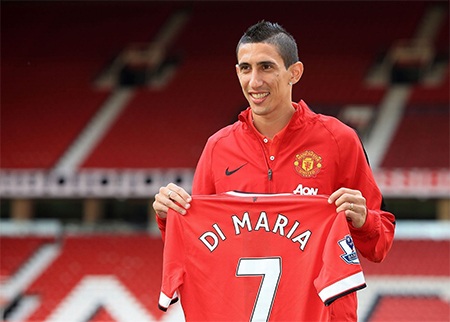 Di Maria chính thức nhận áo số 7 của MU