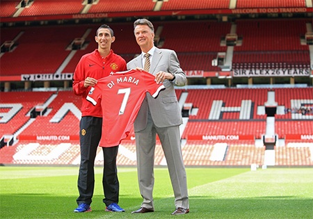 Chiếc áo danh giá của MU giờ đã thuộc về Di Maria