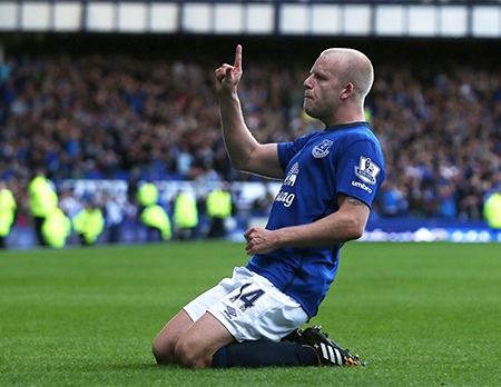 Phút 19, Coleman băng xuống gần cột dọc phải đánh đầu tung lưới Arsenal