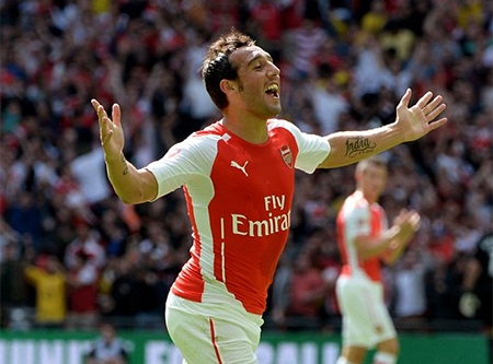 Cazorla khởi đầu cho chiến thắng đậm của Arsenal trước Man City