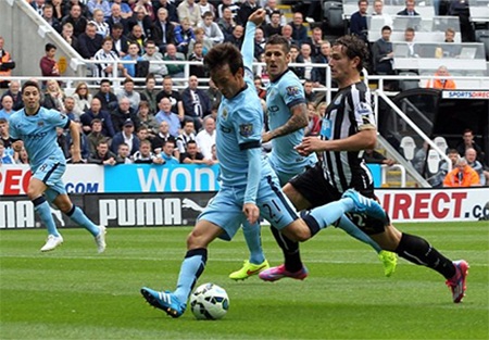 Silva đã giúpĠMan City khai thông bế tắc