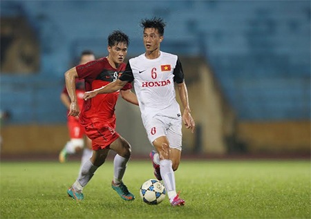 Đội tuyển Việt Nam vượt trội về mọi mặt, ảnh: Minh Phương