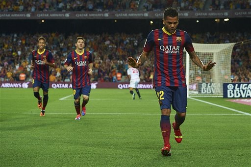 Barcelona - Sevilla: Bước ngoặt cả mùa giải - 2 Dani Alves có cơ hội gặp lại CLB cũ Sevilla