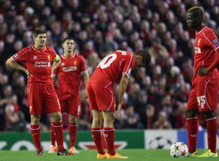 Liverpool mất hết sự tự tin sau bàn thua đầu tiên