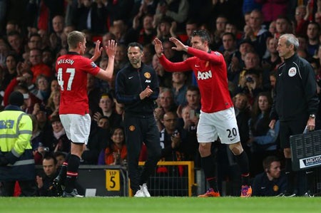 Van Persie mất suất chính thức ở MU? - 1 James Wilson có thể đá chính thay thế Van Persie