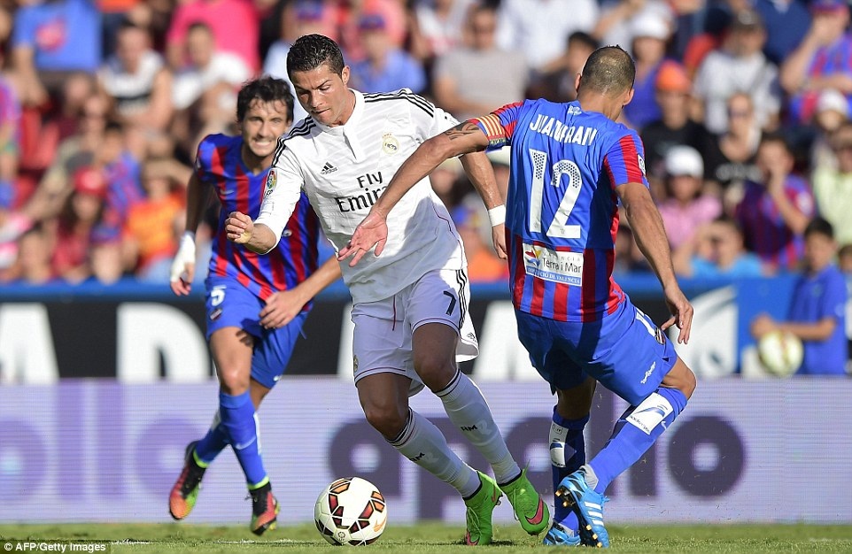 C.Ronaldo lập kỷ lục ghi bàn ở La Liga - 1 Ronaldo đang thi đấu bùng nổ tại La Liga
